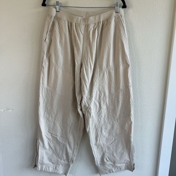 Daily Practice by Anthropologie Straight-Leg Ankle Pants Wide Leg S 280698 Cargo - Picture 2 of 10